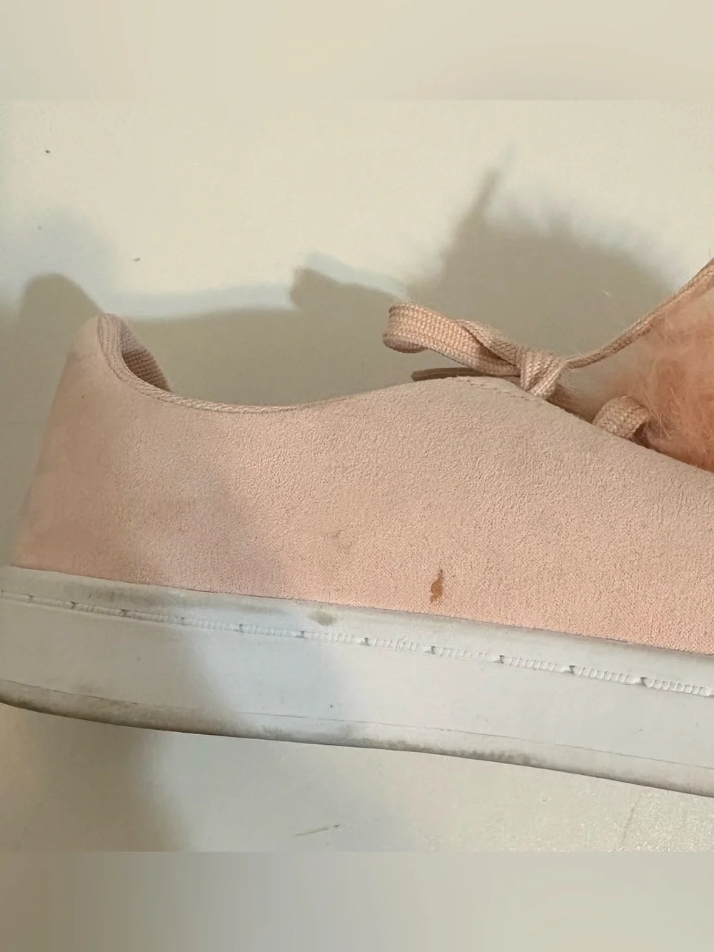 Madden Girl “Fluffy” Pink Pom Pom Sneakers
